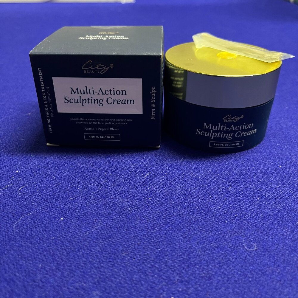 City Beauty Multi-Action Sculpting Cream New Sealed in Box 1.69 FL OZ / 50 ML